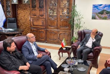 دیدار مدیران کل هنرهای نمایشی وزارت فرهنگ و ارشاد اسلامی و مدیر کل هنری بنیاد شهید و امور ایثارگران کشور با فرماندار لاهیجان
